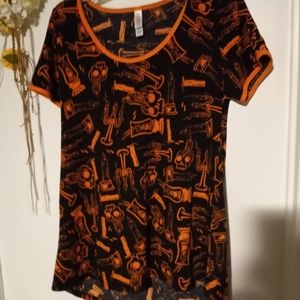 Halloween lularoe shirt xs nwot